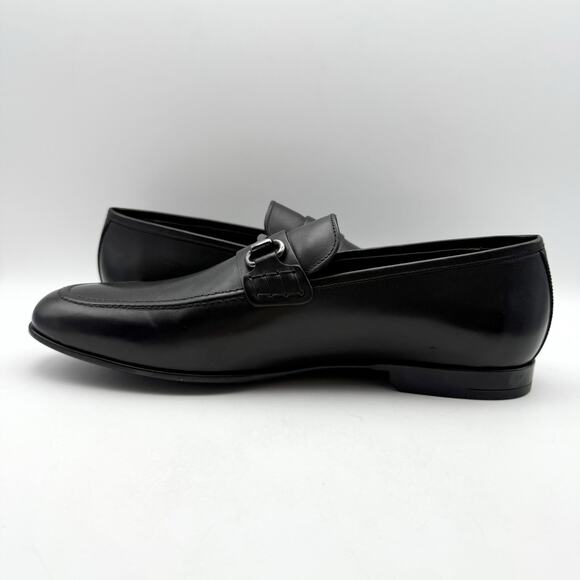 To Boot New York Mens Agostino Bit Loafer US 11.5 M EU 44.5 Black Leather NIB - Picture 8 of 13
